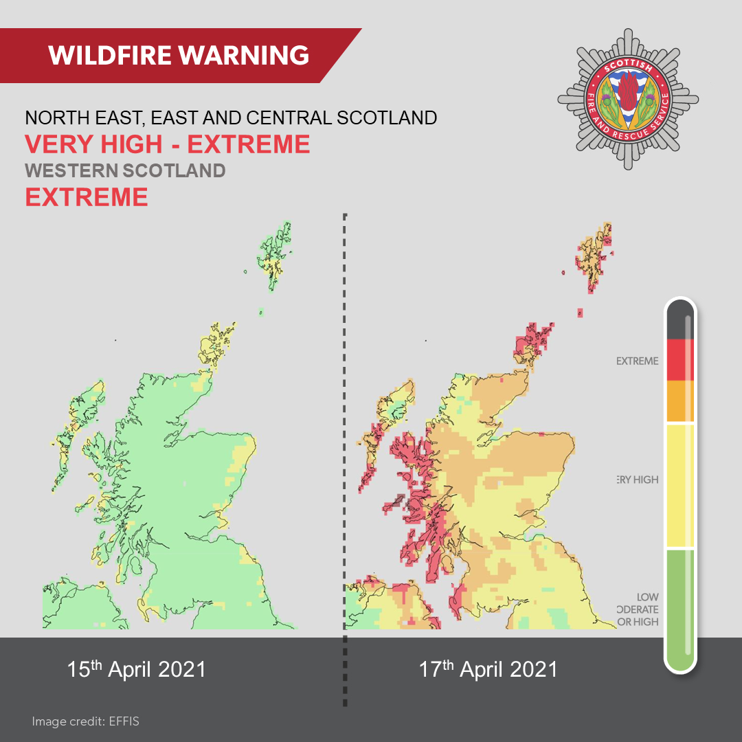 Extreme Wildfire Warning For South West Scotland | ITV News Border