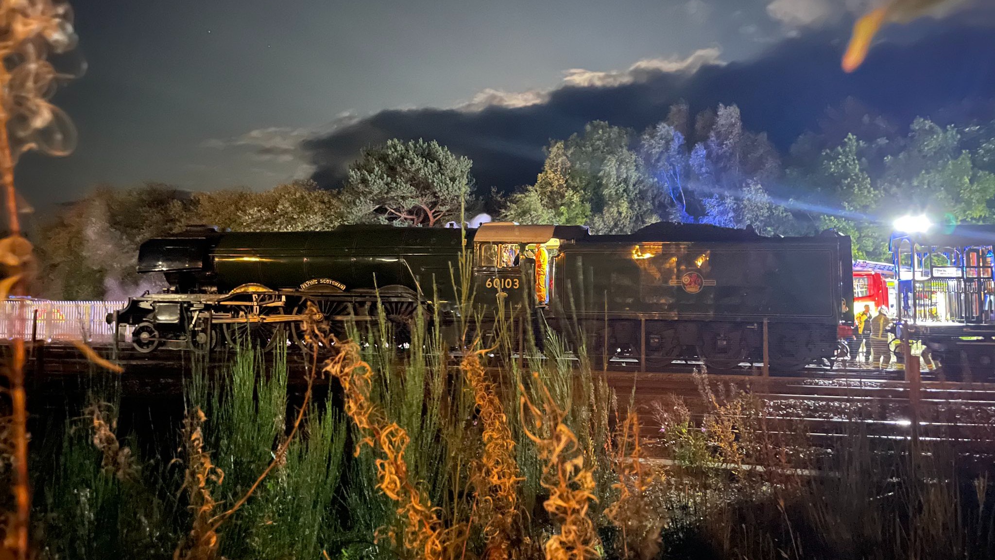 Two injured after Flying Scotsman involved in 'shunting incident' at