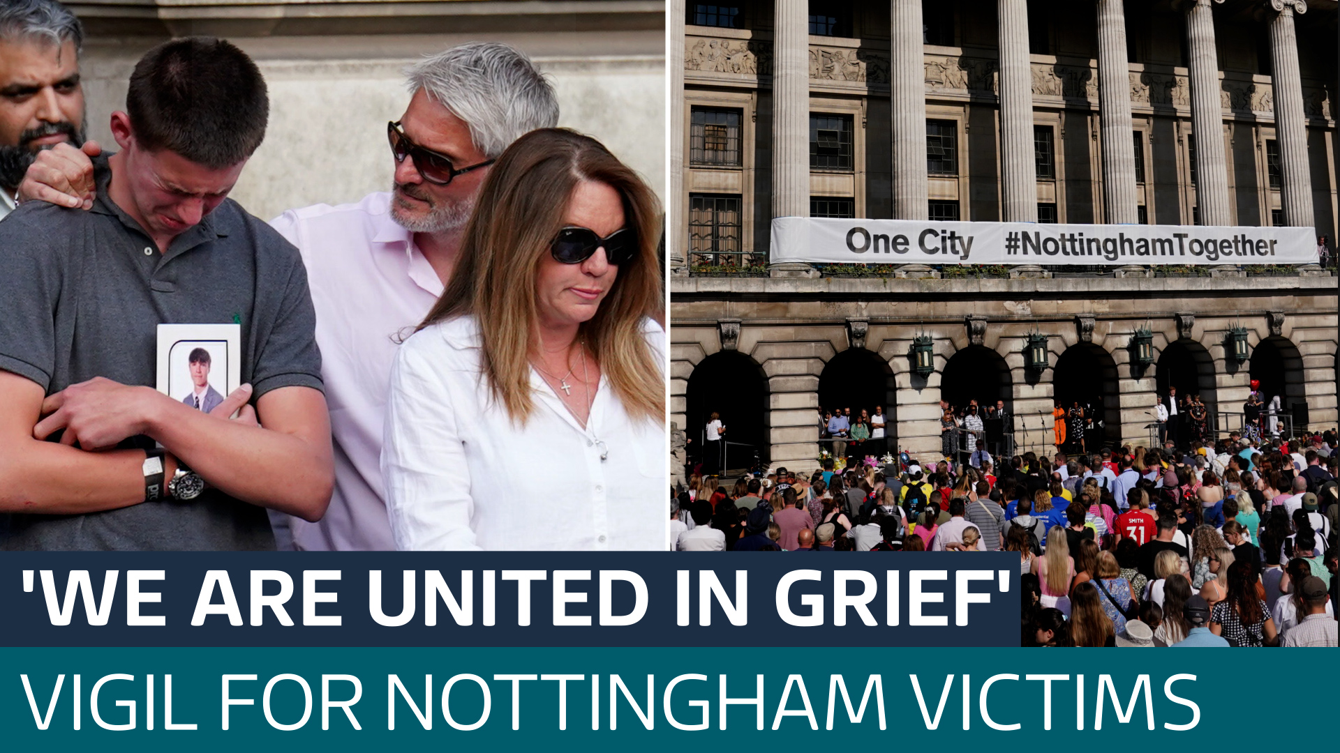 Families of Nottingham attack victims speak at vigil - Latest From ITV News