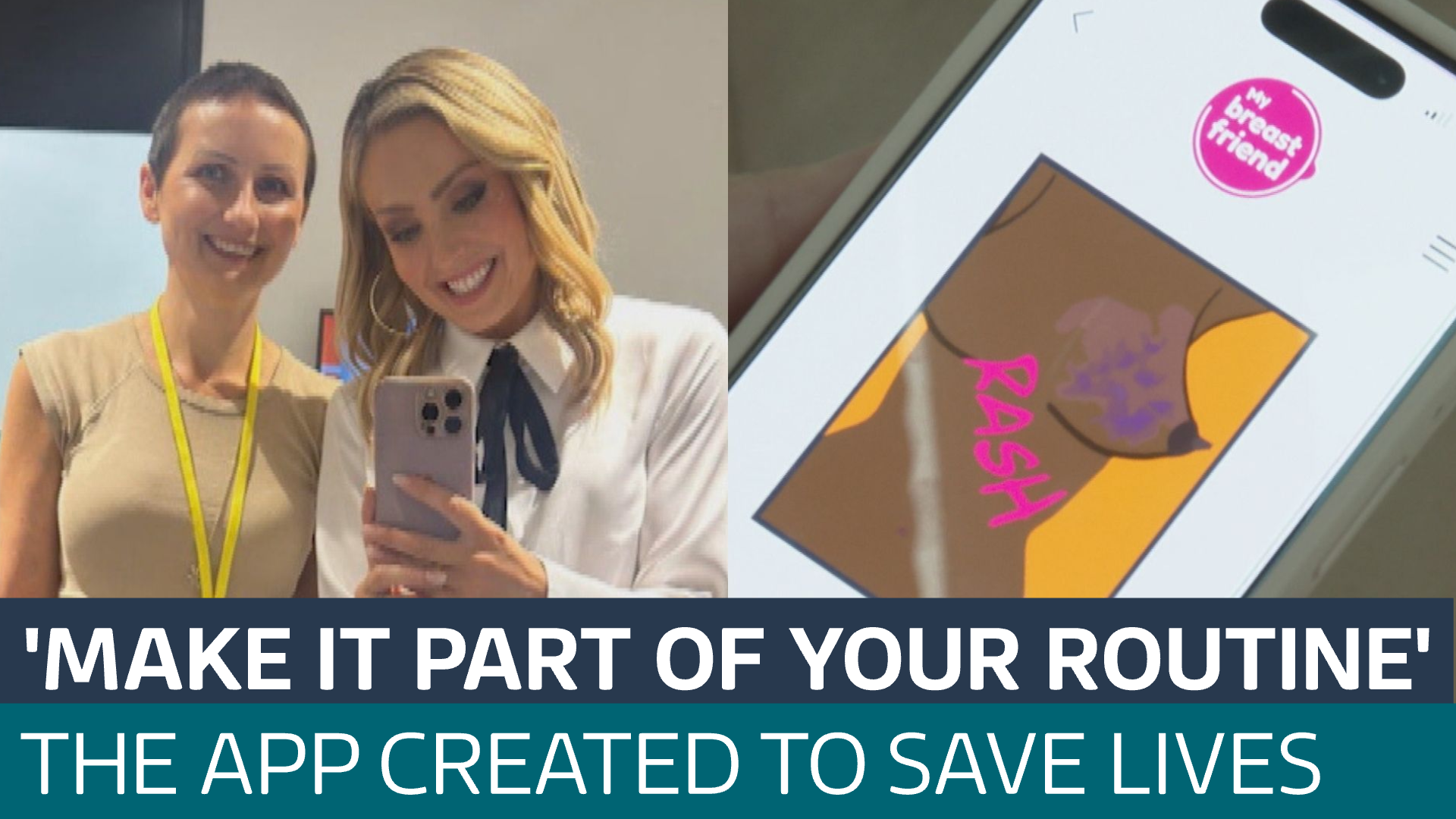 Image for Strictly star Amy Dowden urges people to download free mobile app to check for breast cancer