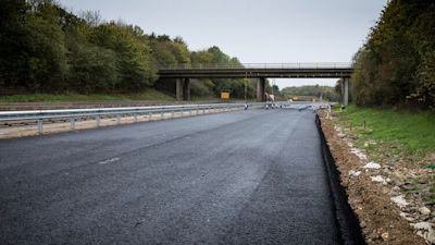 The northbound carriageway of the A11 in Norfolk has been relaid.
Credit: National Highways