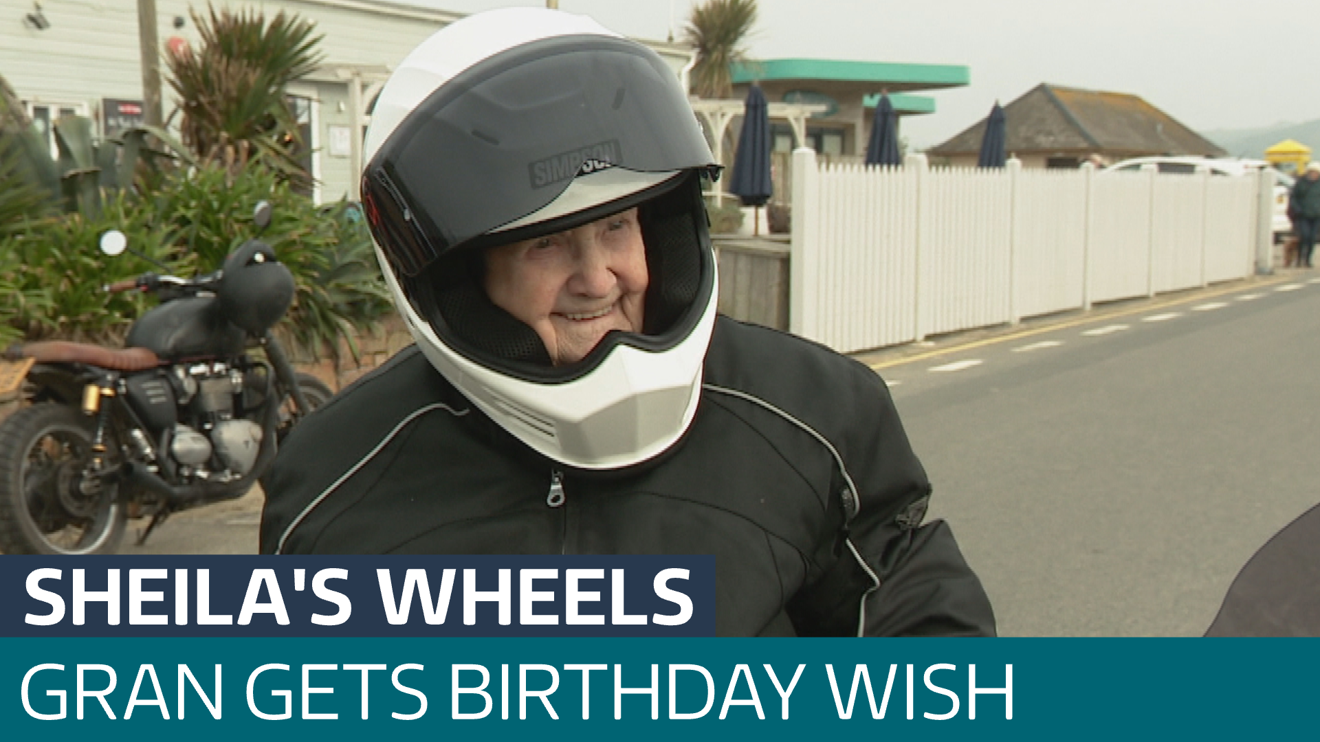 Grandma gets her birthday wish of riding shotgun on her grandson's ...