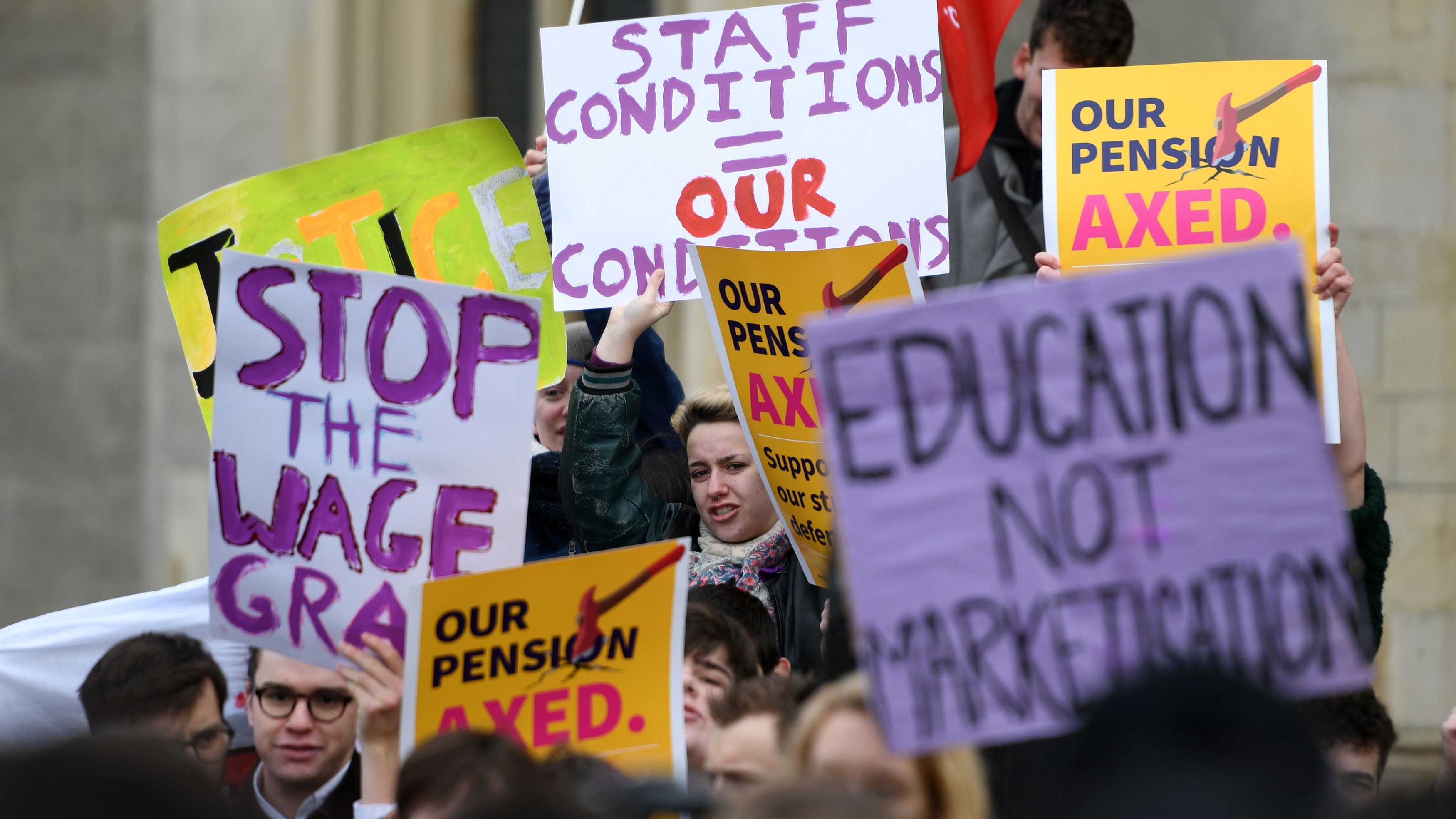 university staff to vote on strike action over pensions and pay itv news