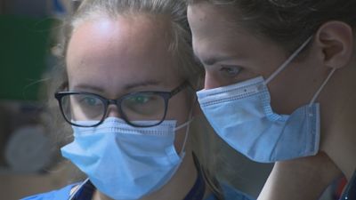 Frontline medical staff at Newcastle's RVI