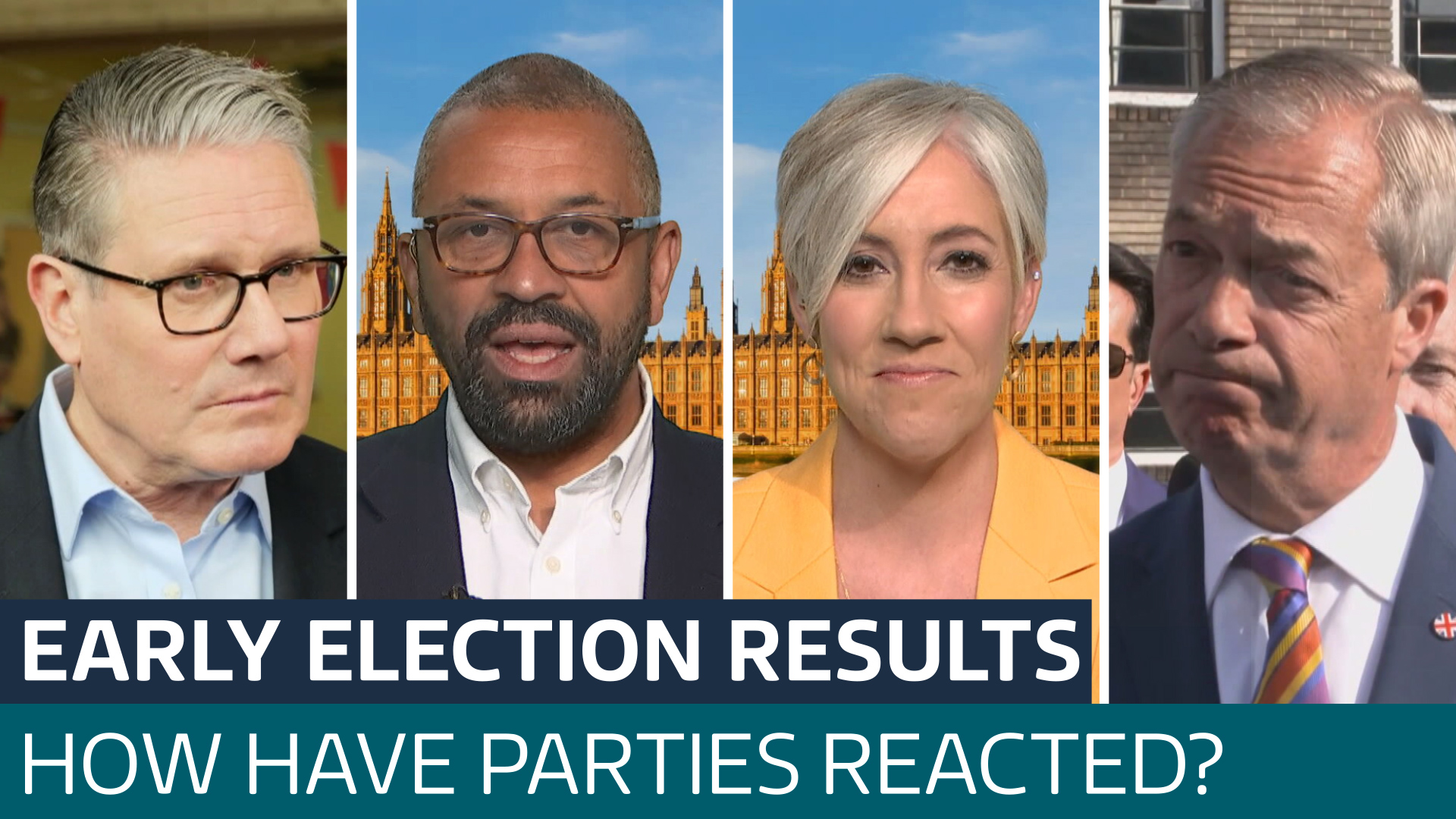 How have the different parties reacted to the election results so far? - Latest From ITV News