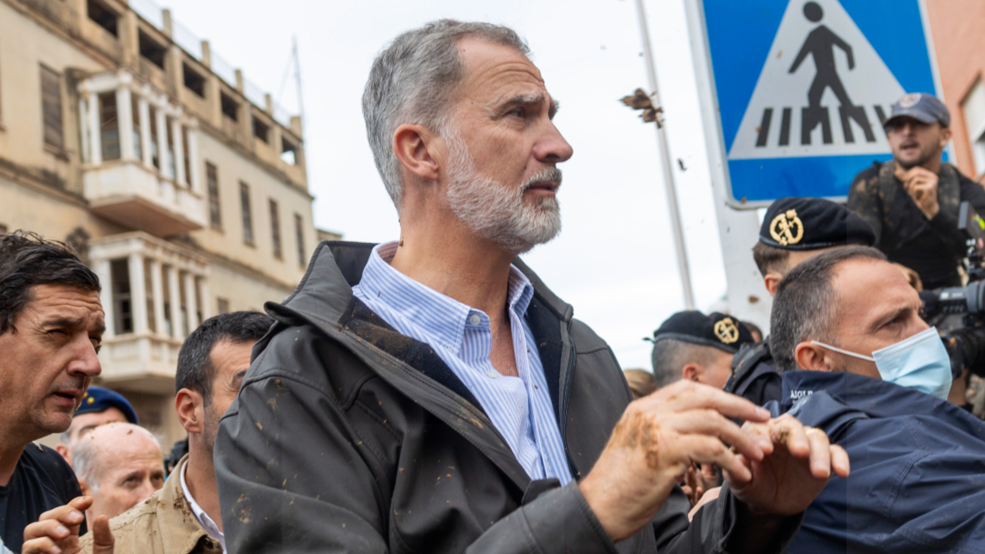 Angry Crowds Throw Mud And Shout Insults At Spain's King Felipe In ...