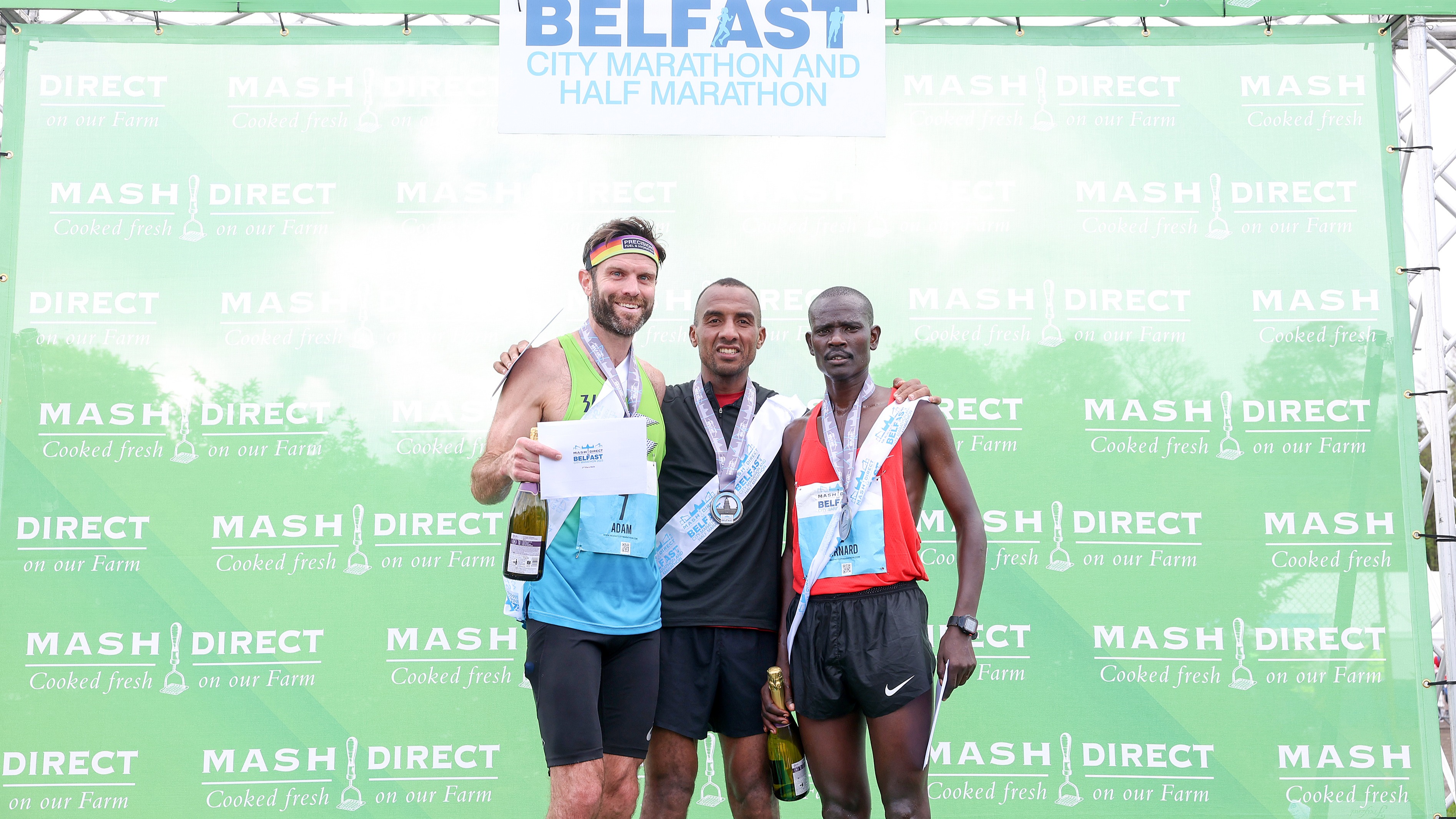 Thousands of runners take part in 41st Belfast City Marathon UTV