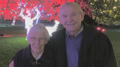 Peggy and John Simmons, 86 and 87, from Sudbury, who died two days after a crash in Long Melford between their car and cement mixer lorry on 28 April 2023.
Credit: Suffolk Police.