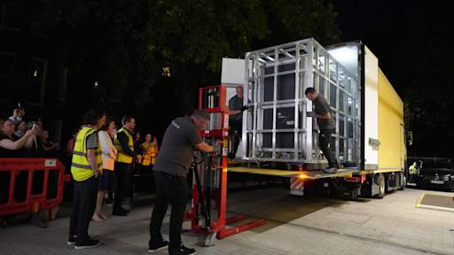 Bayeux Tapestry arrives in England after secret overnight journey from France