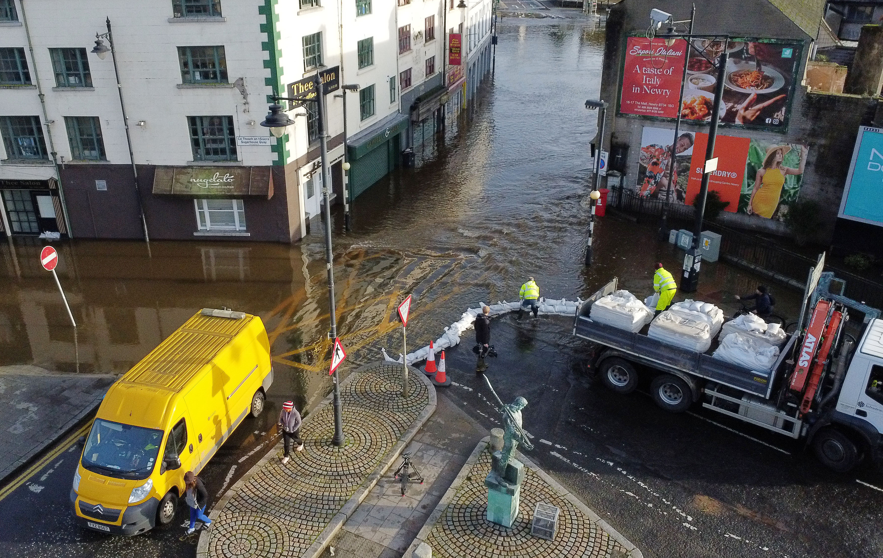 Travel updates as flooding hits Northern Ireland amid weather