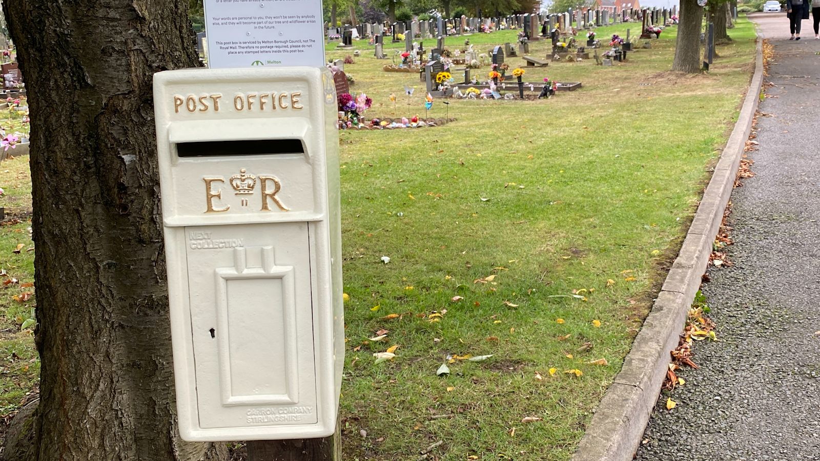 After Life Post Box Memorial postbox opens in Melton cemetery for families to send 'letters ...
