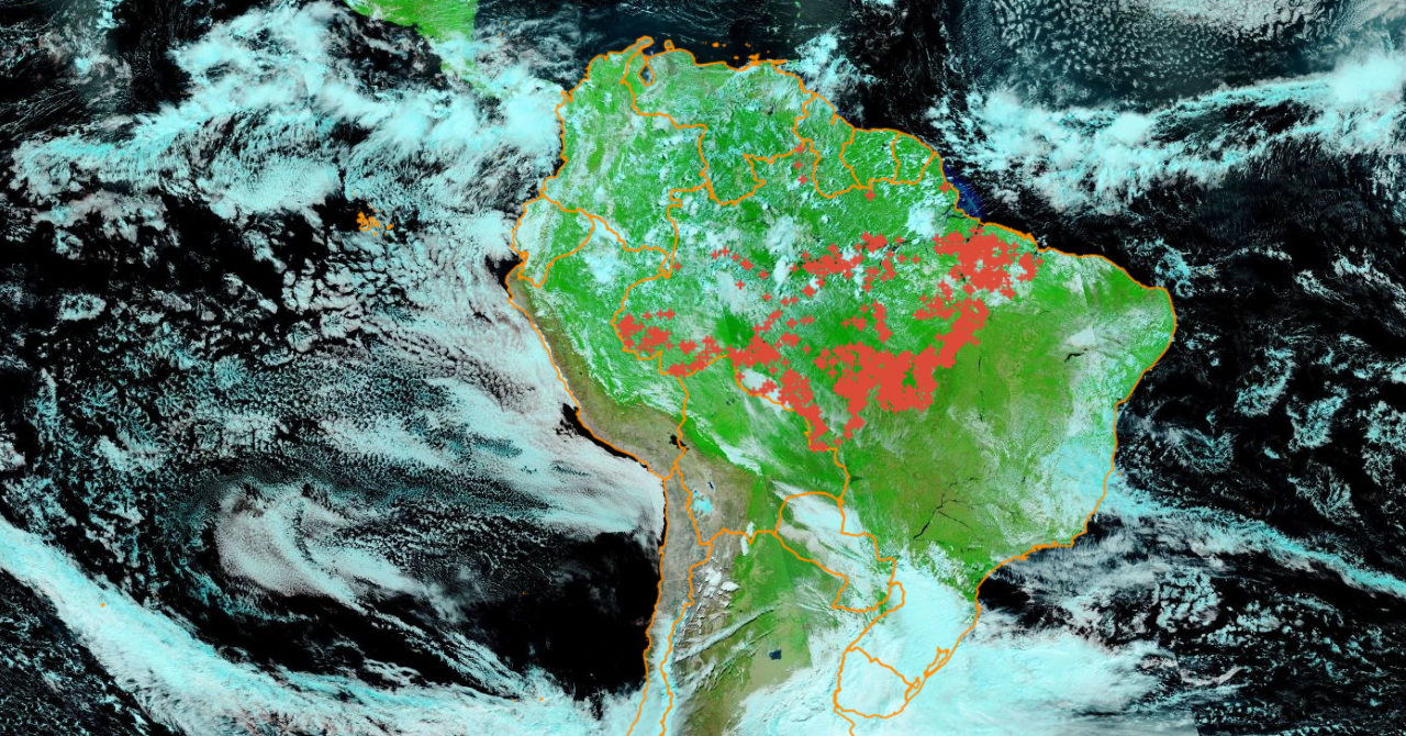 Satellite images reveal huge deforestation in Brazilian Amazon and ...