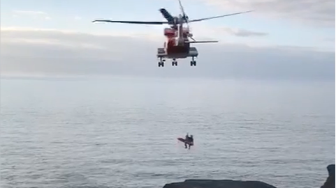 Two Climbers Airlifted To Safety After Four Hours Trapped On Cornwall ...