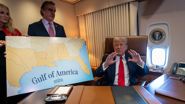 Trump signed a proclamation declaring February 9 “the first ever Gulf of America Day."