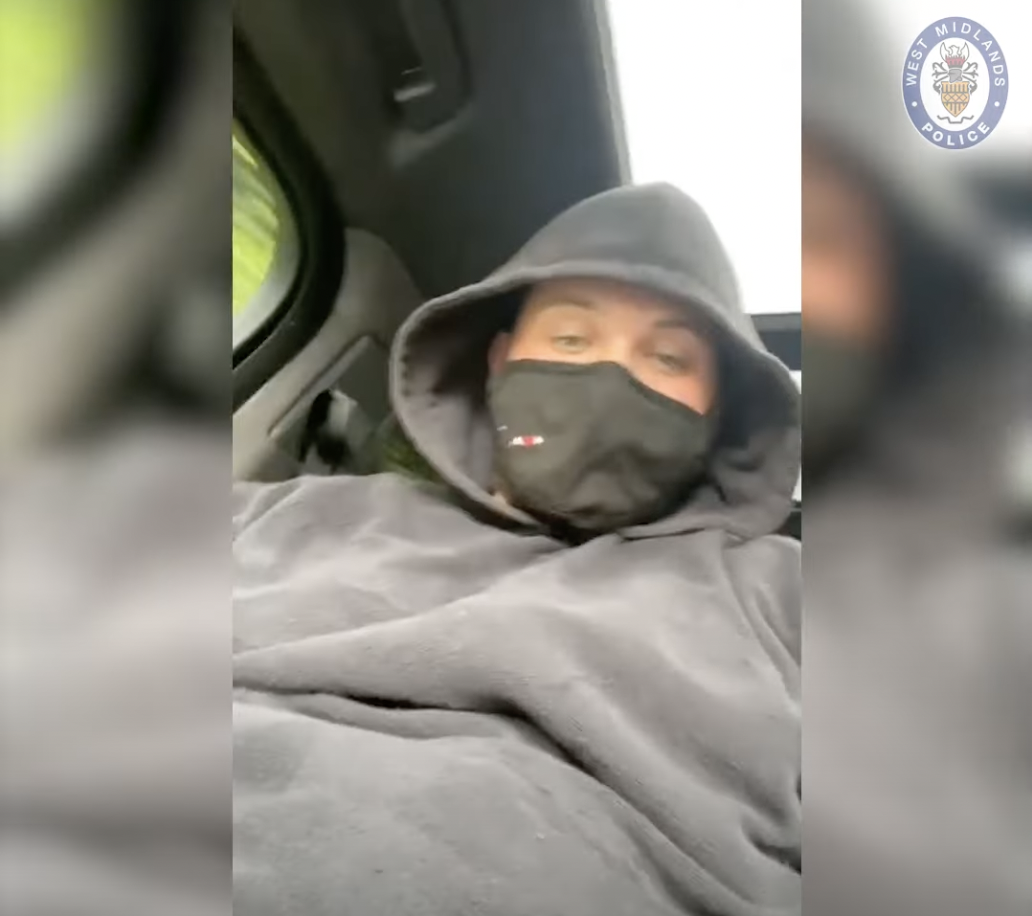 Crook films himself inside stolen car before being chased by cops in ...