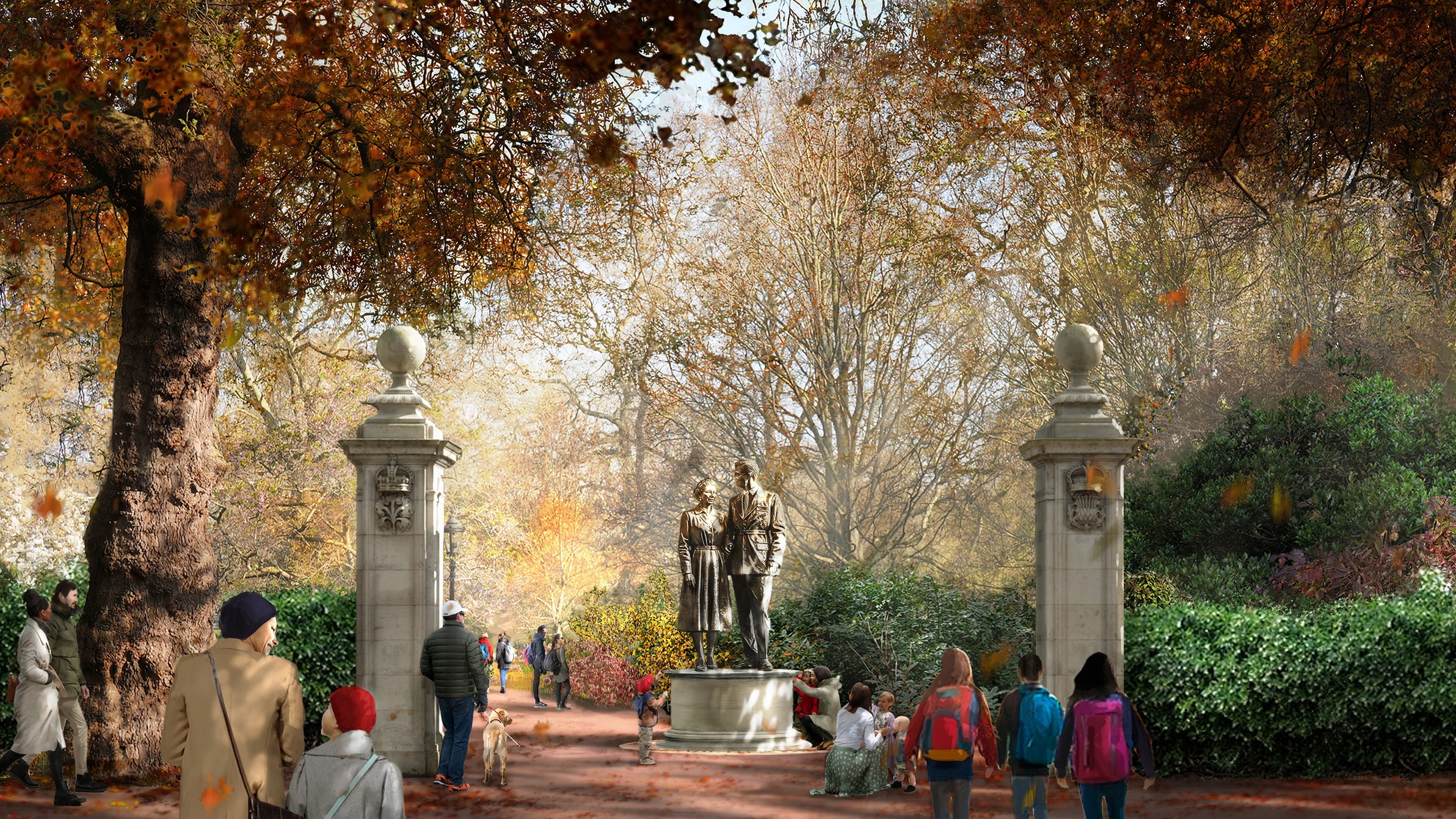 Final design revealed for Queen Elizabeth memorial