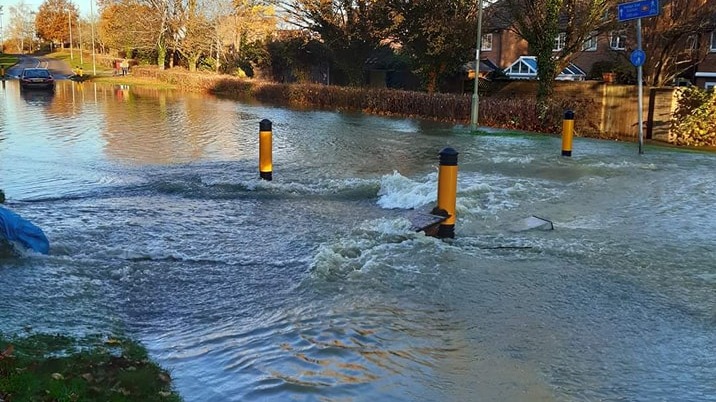 Properties Flooded And Homes Left Without Water After Burst Main In ...