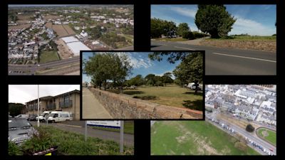 Five potential hospital sites