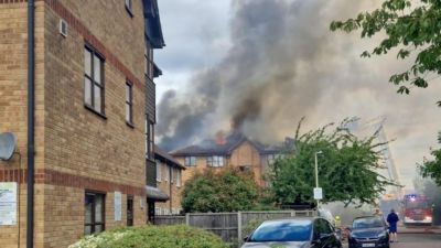 The residents affected by yesterday's fire have been offered support