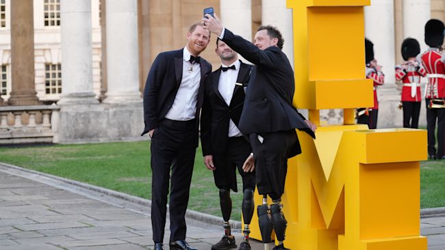 Harry gives speech at first public appearance since return to UK | ITV News