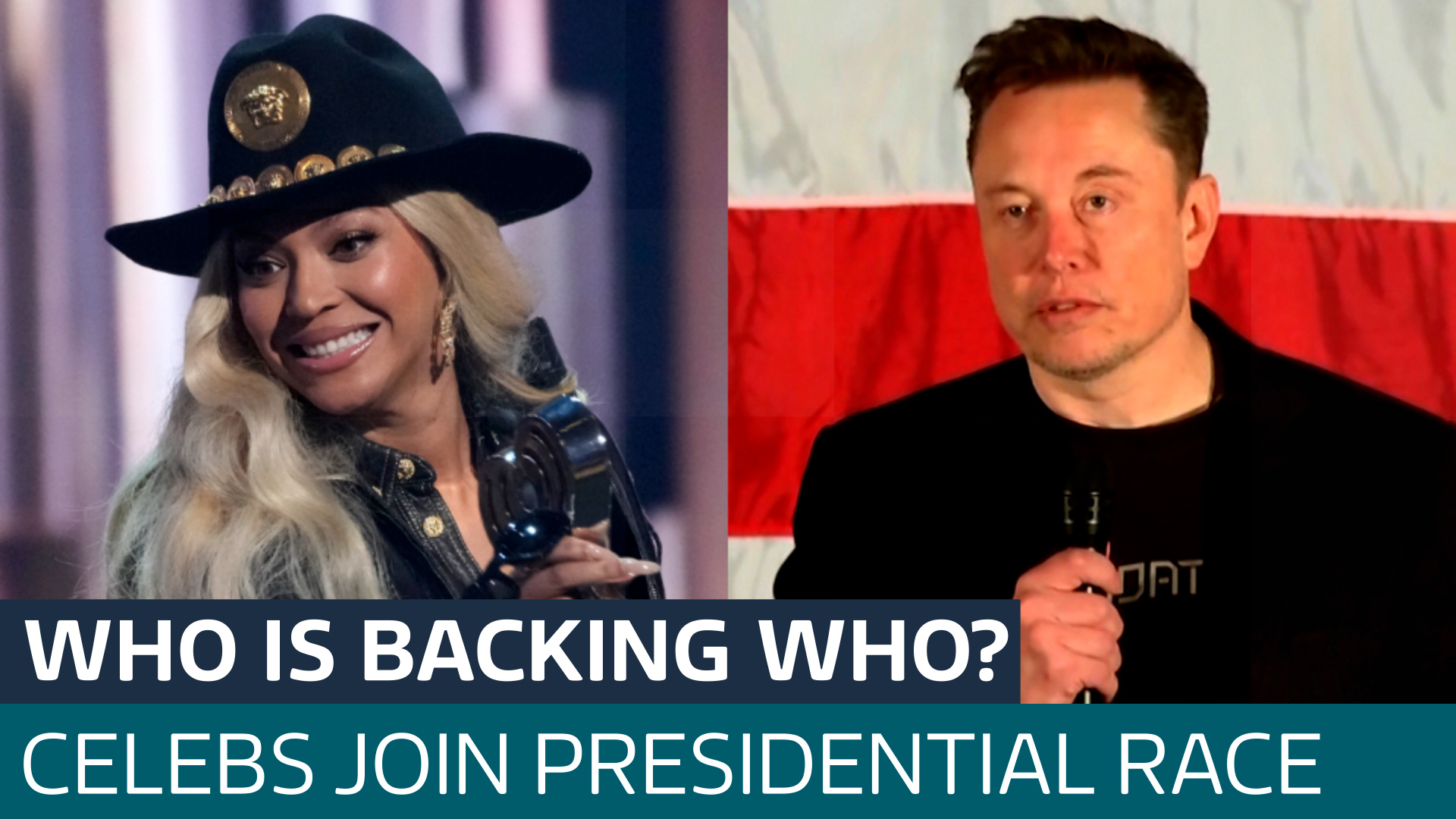 From Beyonce to Elon Musk: Who are the celebrities backing each  presidential hopeful?