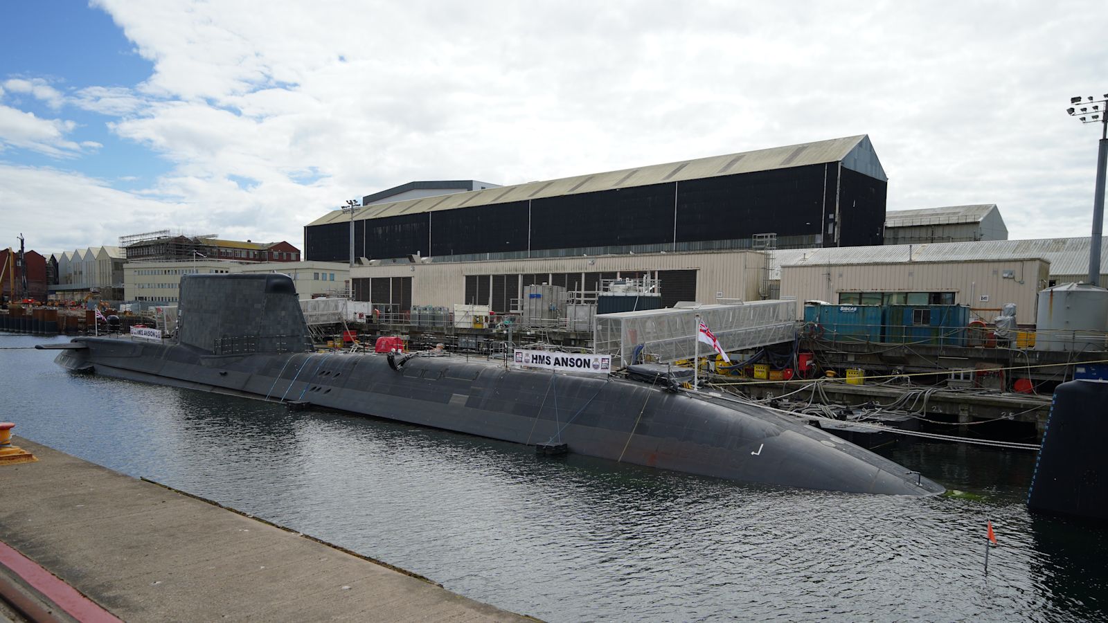 Smite Building Barrow BAE Systems shipyard in Barrow 'fully operational' following fire | ITV ...