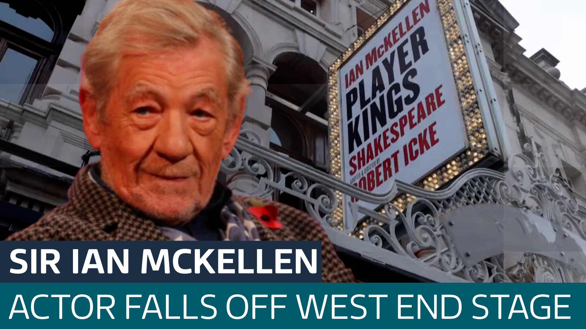 Sir Ian Mckellen Falls Off Stage Mid Performance At The West End