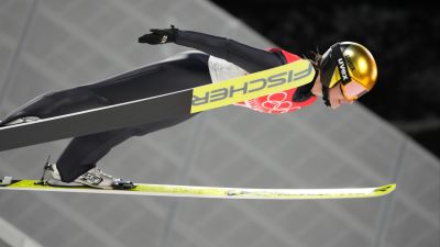 Anger as five female ski jumpers barred from Winter Olympics event over  'baggy' outfits