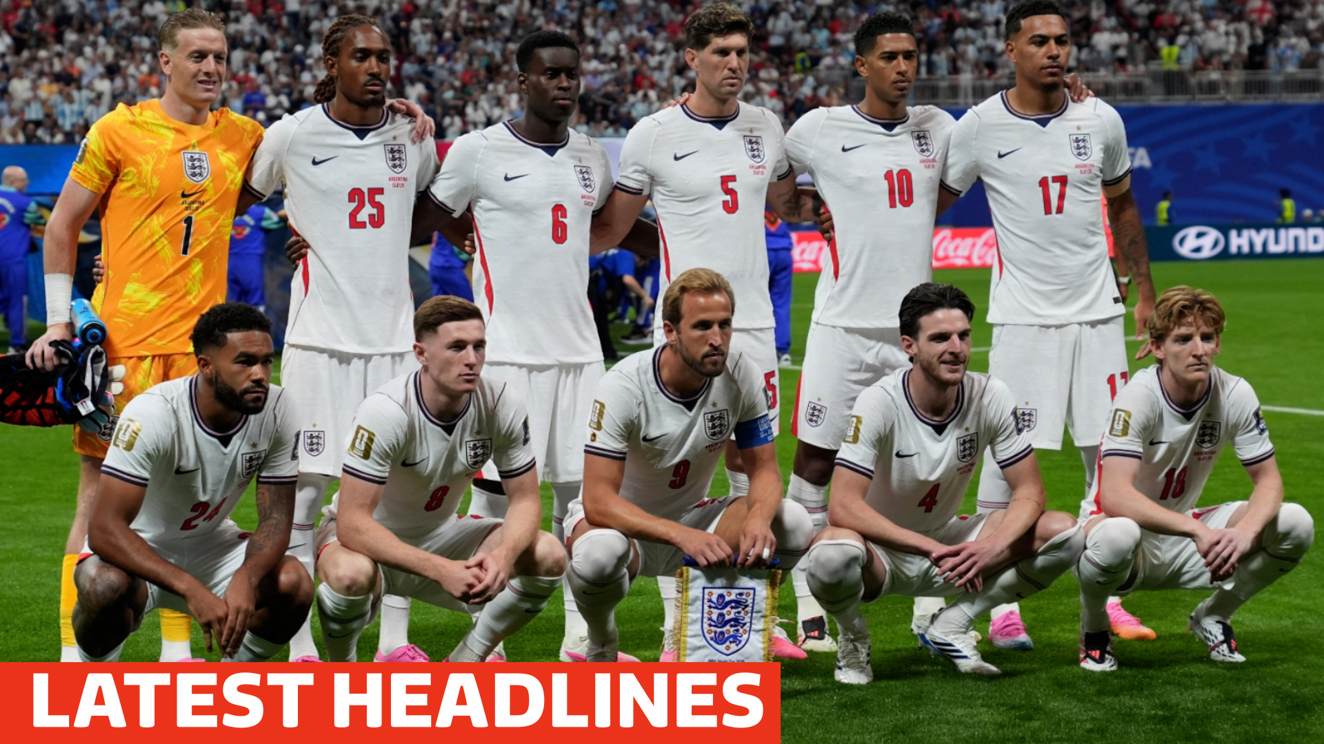 The latest headlines - as England face Argentina in World Cup semi-final