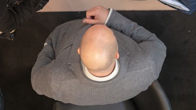 Bald man picture