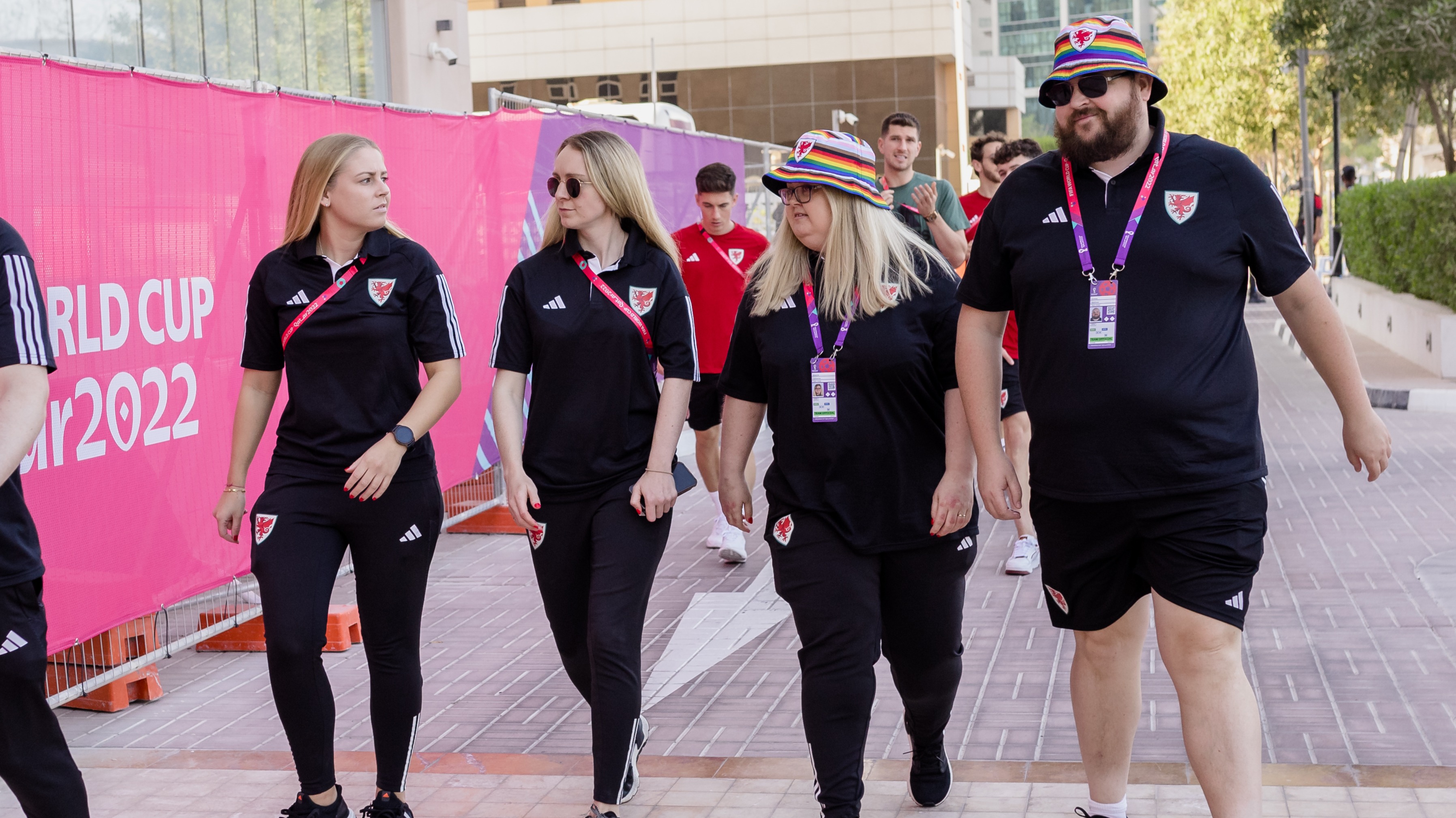 Wales fans have rainbow-coloured hats confiscated before USA game in Qatar, Wales