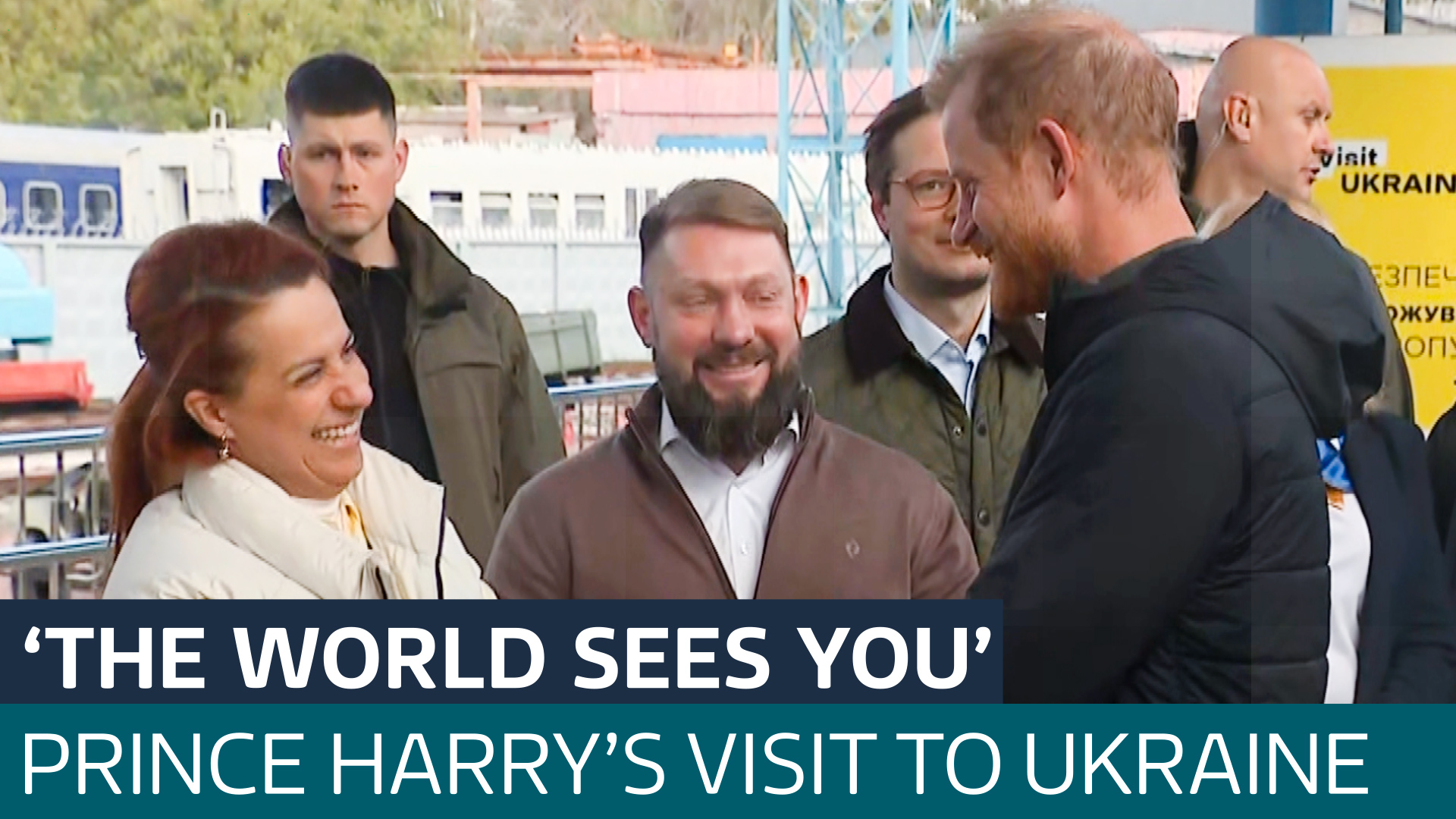ITV News Exclusive: Prince Harry urges world not to lose sight of Ukraine as he makes surprise visit - Latest From ITV News