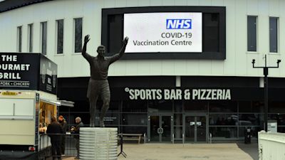 30-04-21 Ashton Gate vaccination hub in Bristol- Bristol Live
