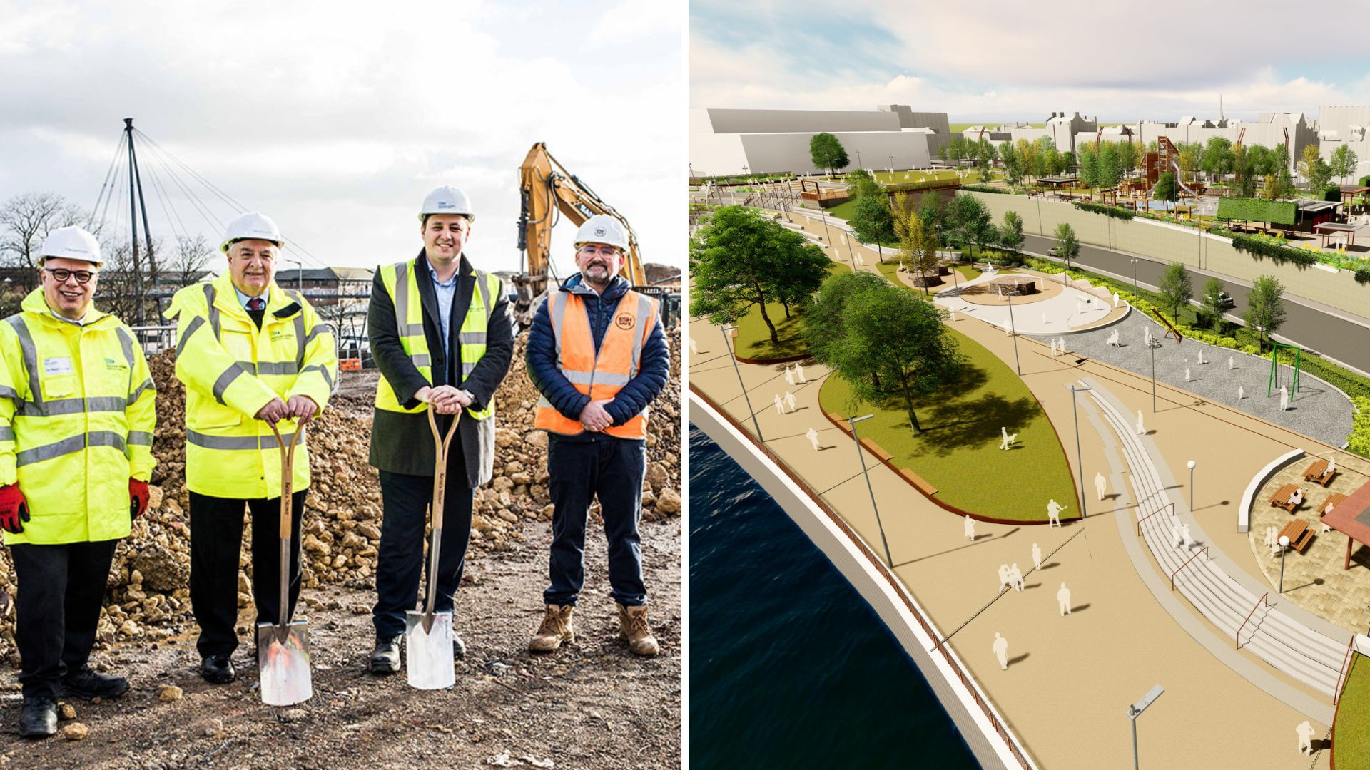 Work officially begins on Stockton s Waterfront project to revitalise