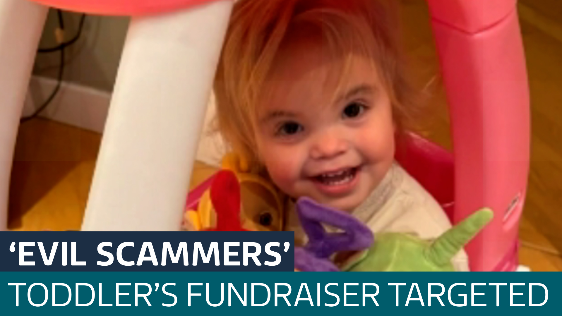 Scammers target family's fundraiser for toddler with childhood dementia - Latest From ITV News