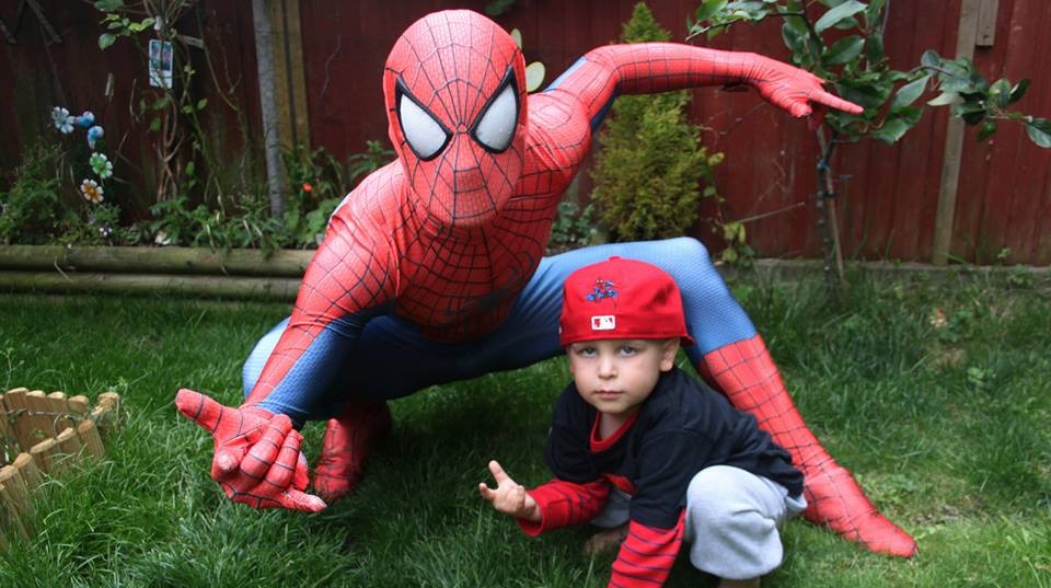 Terminally ill five-year-old gets a surprise visit from 'Spiderman ...