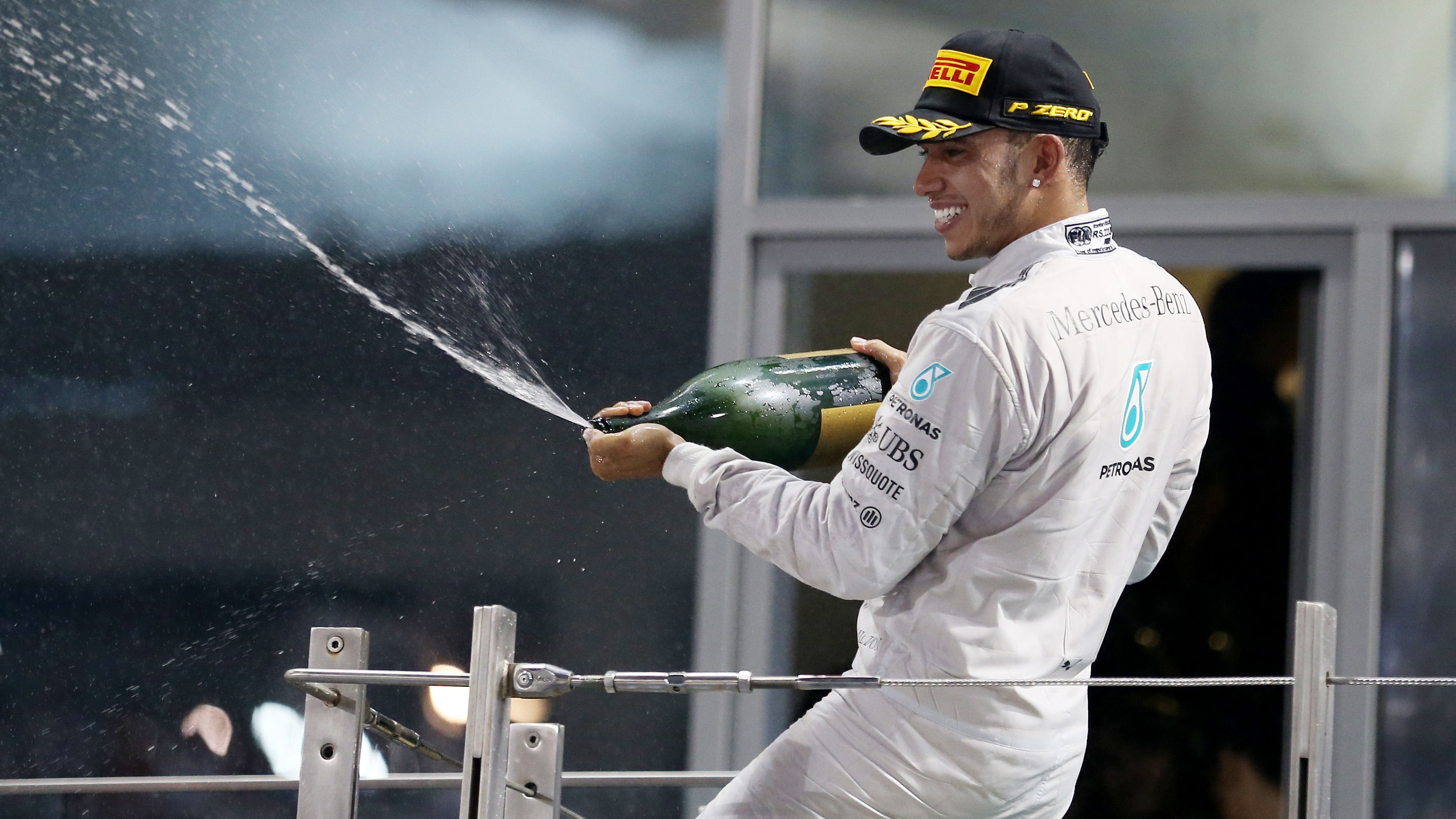 Gallery: Lewis Hamilton Celebrates Historic Abu Dhabi Grand Prix ...