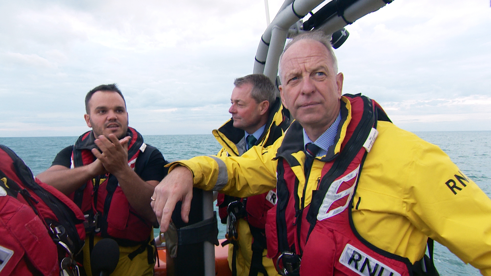 Lieutenant-Governor joins RNLI lifeboat crew for training exercise