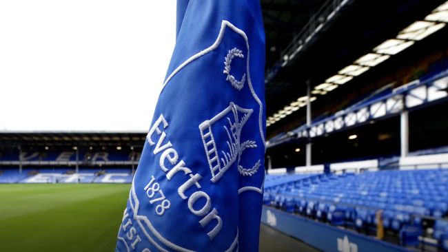  Everton ground and flag