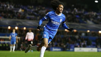 Tahith Chong in action for Birmingham City.