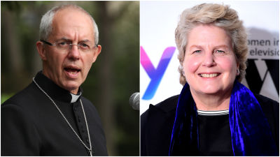  Archbishop of Canterbury Justin Welby, and Sandi Toksvig