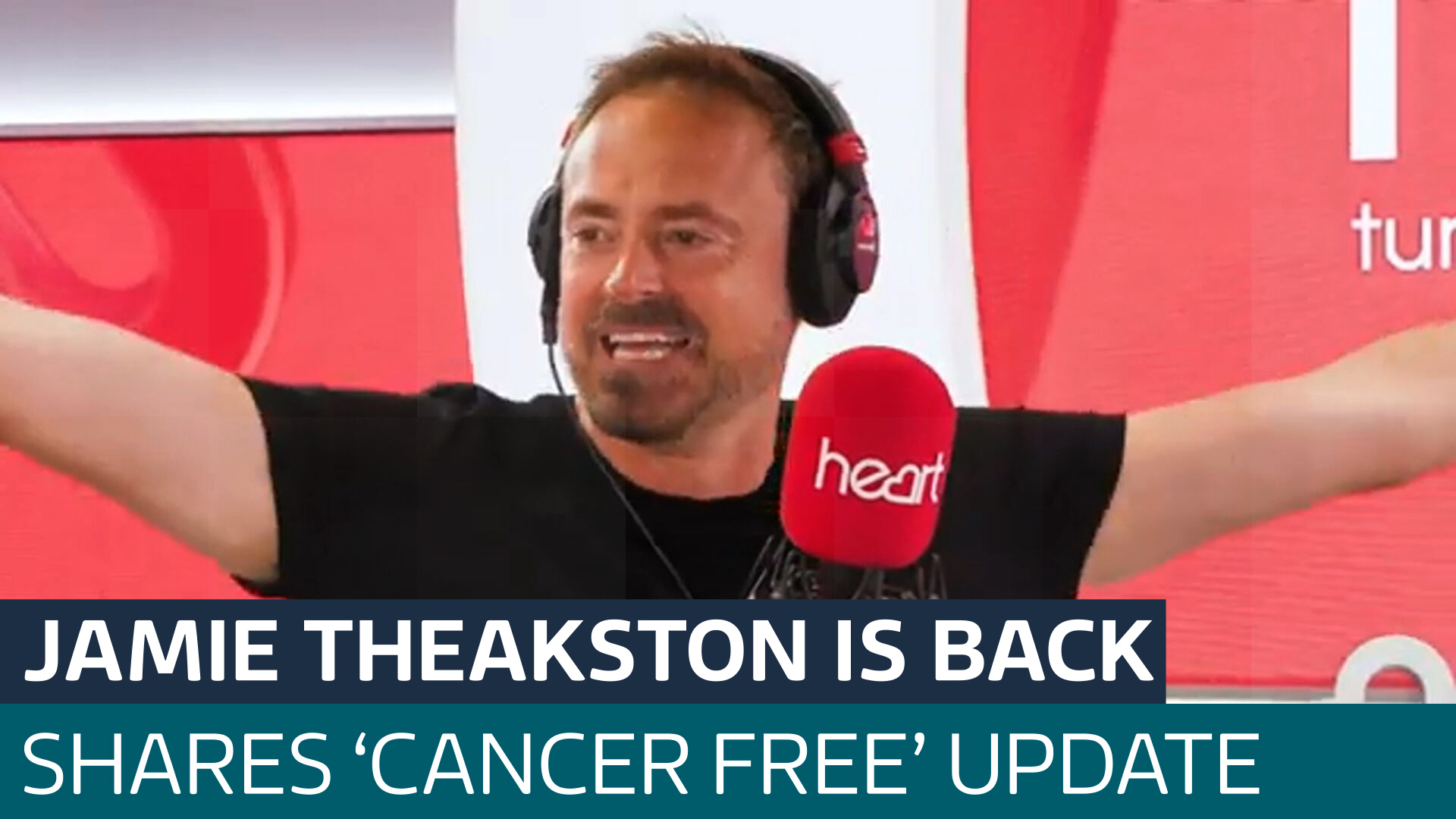 Jamie Theakston announces he's cancer free in emotional health update ...
