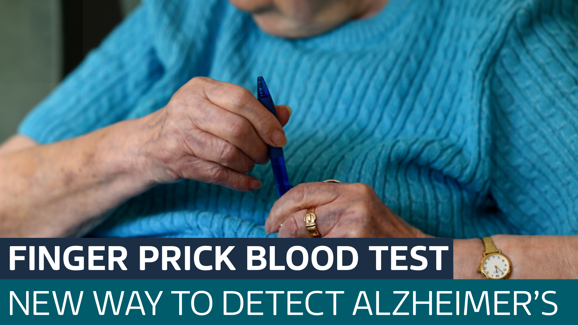 Finger prick blood test could revolutionse Alzheimer's diagnosis - Latest From ITV News