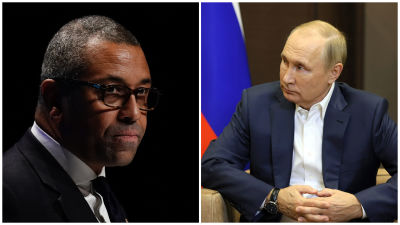 Foreign Secretary James Cleverly has criticised Vladimir Putin for the "weaponisation" of food and energy.

Credit: PA