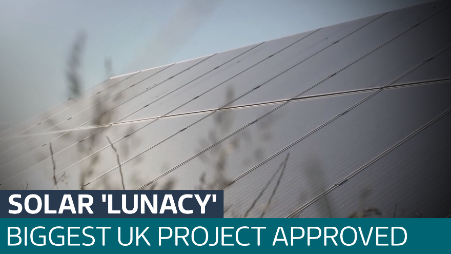Residents' anger after government approves UK's biggest solar farm ...