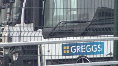 The Greggs depot in Leeds where there has been a Covid-19 outbreak