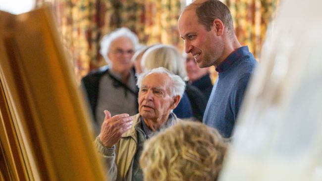 Prince William is shown around the exhibition marking the 70th anniversary of the 1953 floods that killed more than 300 people in England.
Credit: Ian Burt Photography