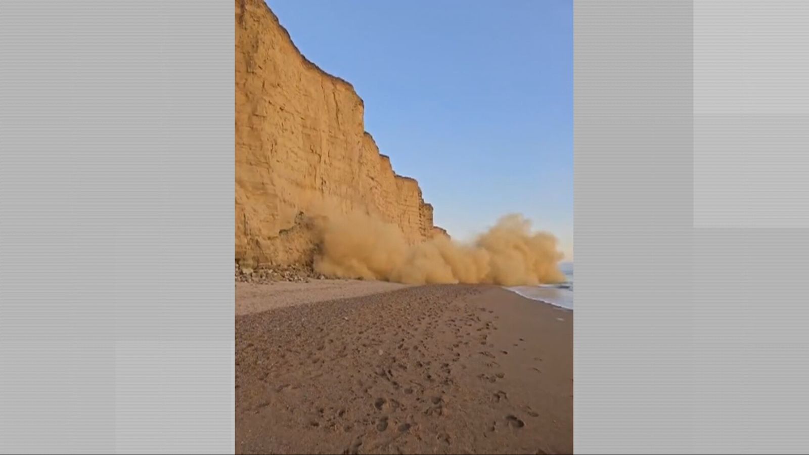Massive rockfall in West Bay prompts safety warnings to walkers to stay ...