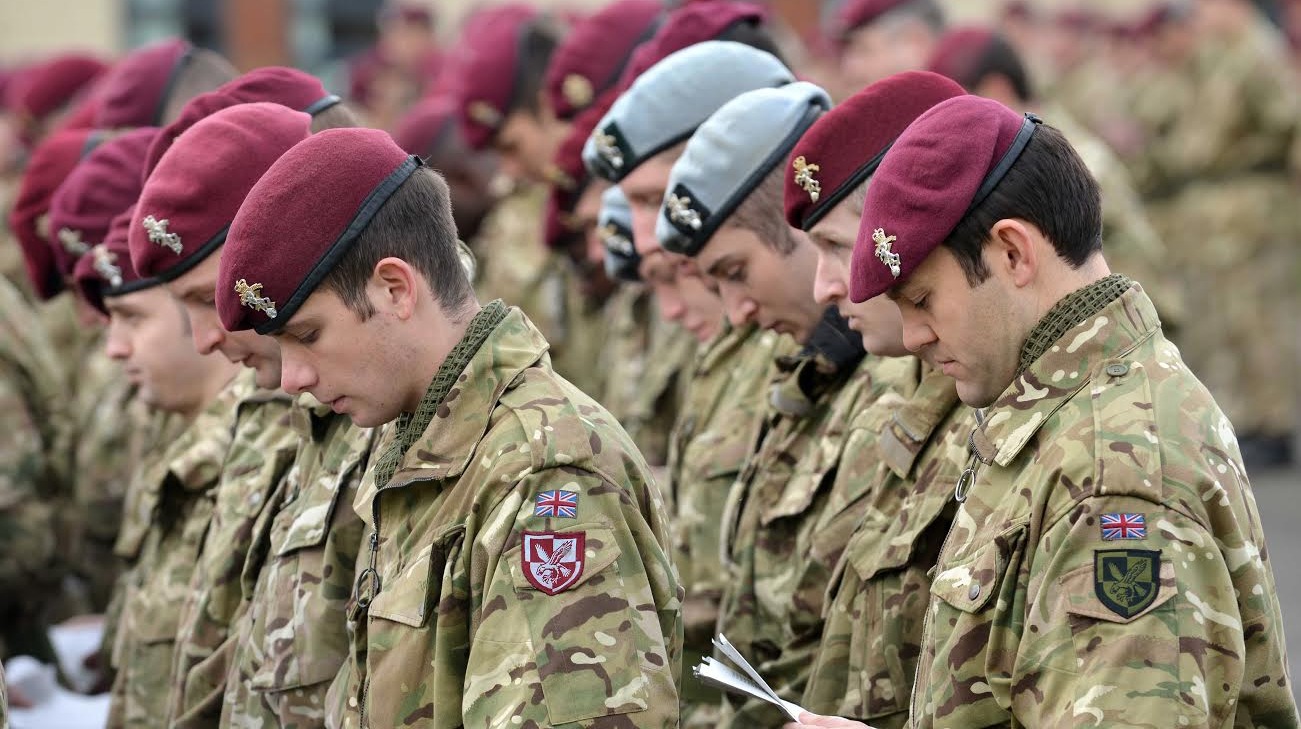 Colchester British Paras Remember Those They Lost In The Long Afghan