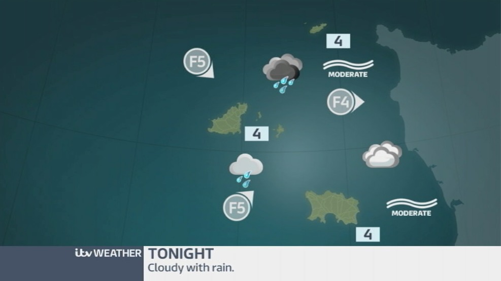 Scattered showers then rain overnight | ITV News Channel